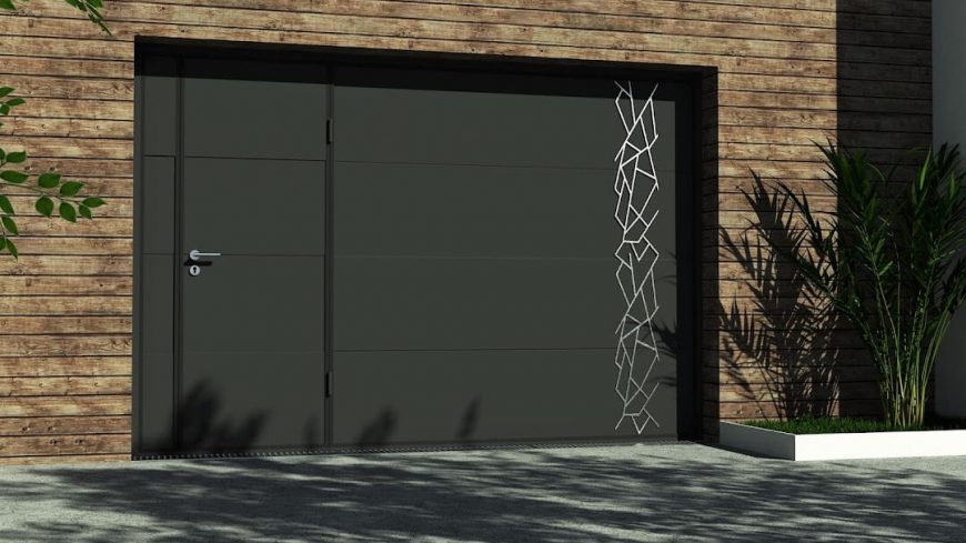 porte-basculante Porte basculante pour particuliers par UCS Fermetures